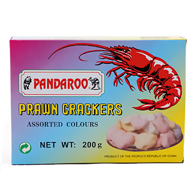 Pandaroo Prawn Crackers (Assorted Colours) 200g