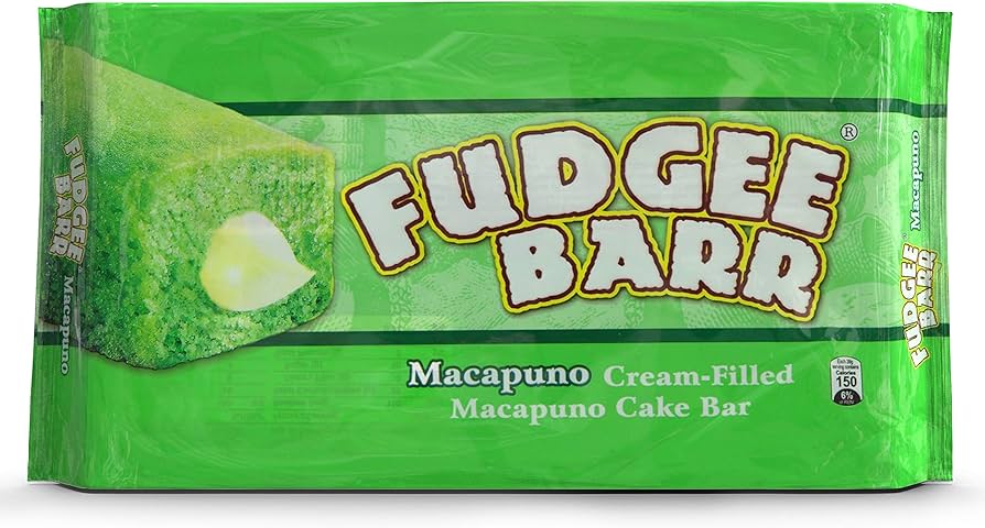 Fudgee Barr Macapuno Cream-Filled Cake Bar 400g
