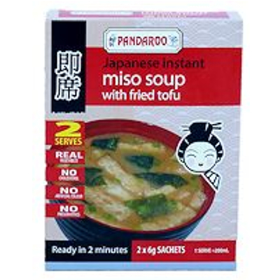 Pandaroo Japanese Instant Miso Soup with Fried Tofu 12g