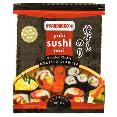 Pandaroo Sushi Nori Seaweed 25g