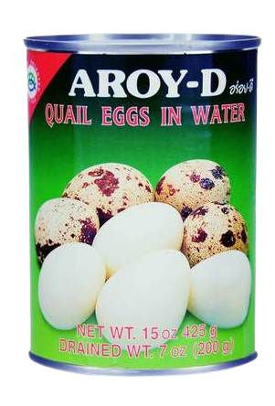 Aroy-D Quail Eggs in Water 400g