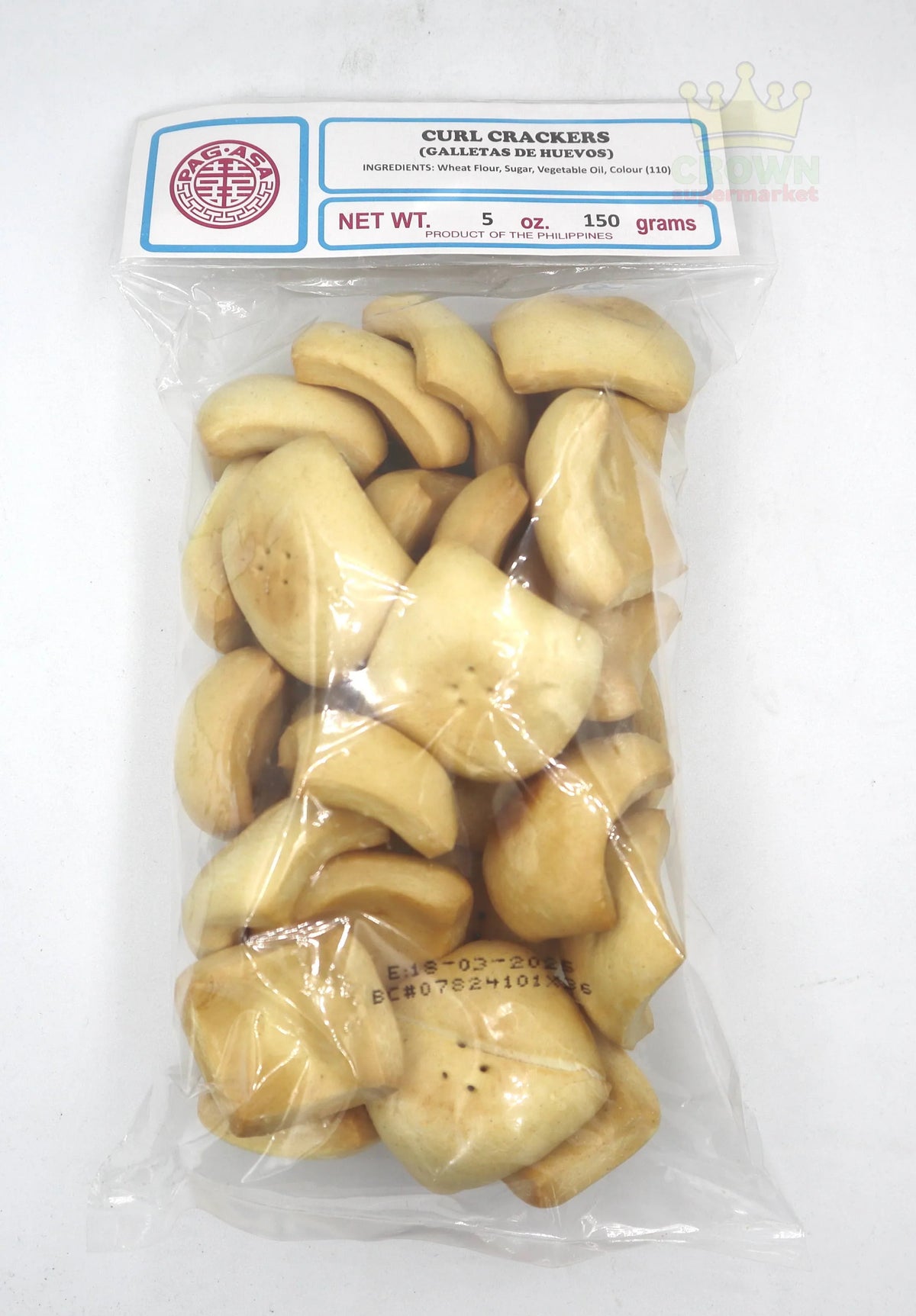 PAGASA CURL CRACKERS 150G