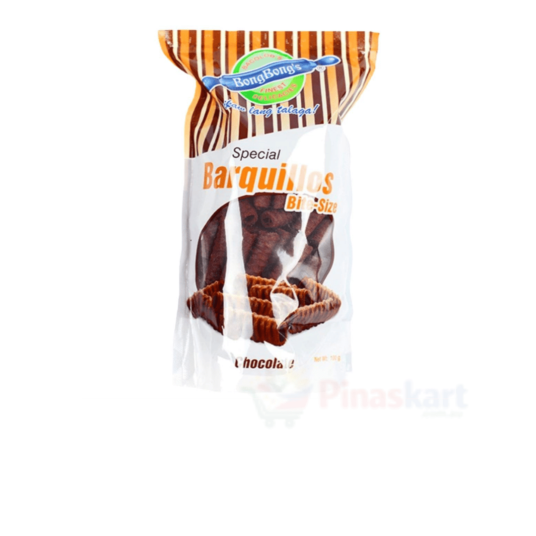 BONG BONGS BARQUILLOS CHOCOLATE 100G