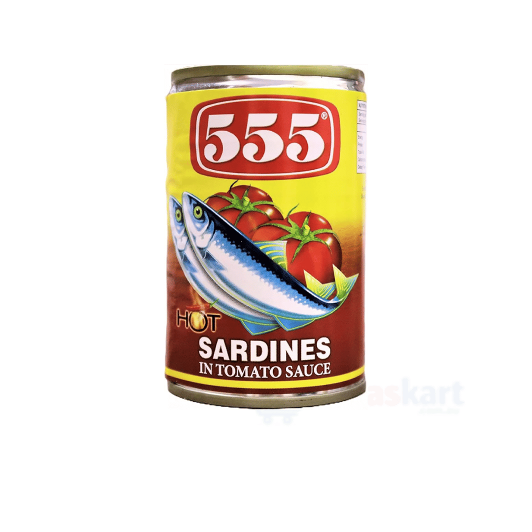 555 FRIED SARDAINE IN TOMATO SAUCE RED 155G