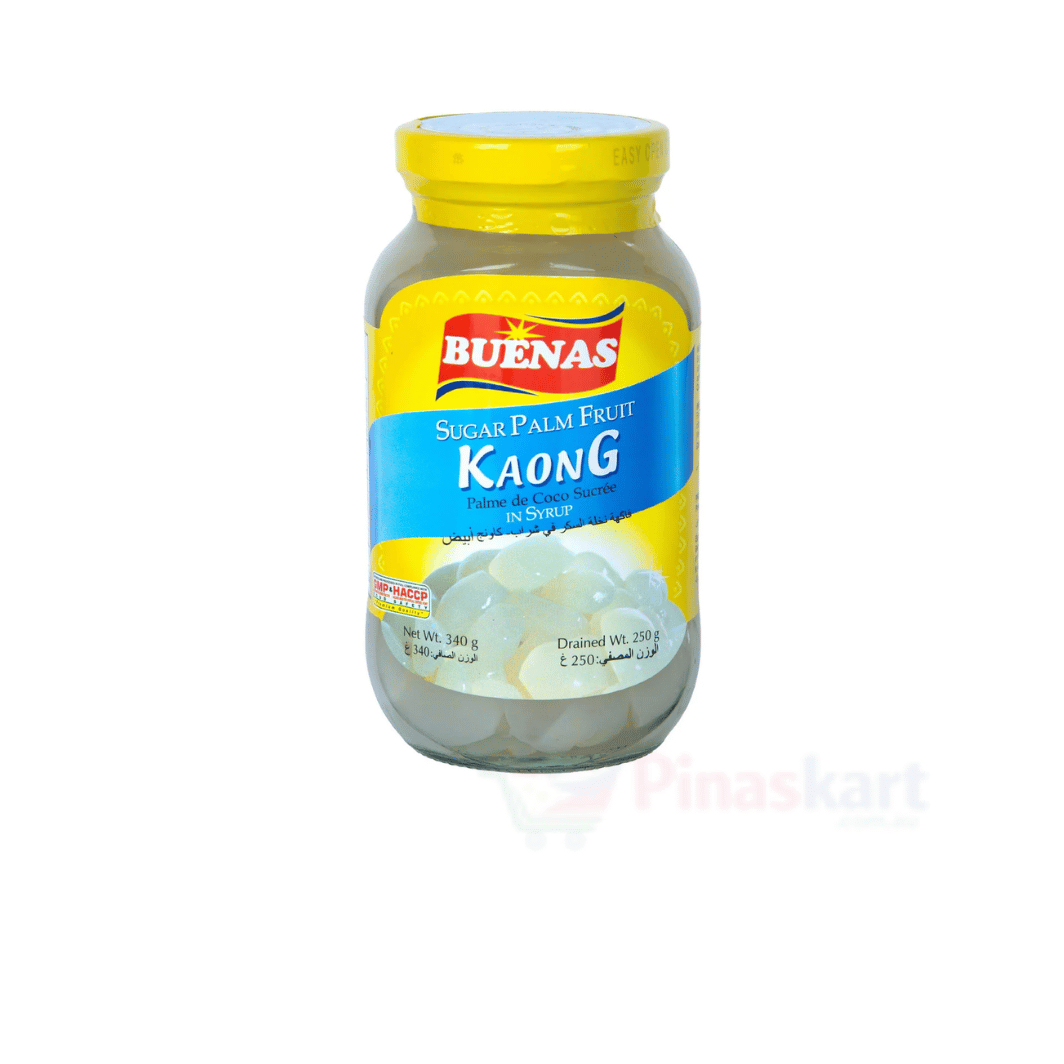BUENAS SUGAR PALM (KAONG) WHITE 340G