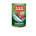 555 SARDINES IN TOMATO SAUCE (GREEN) 155G