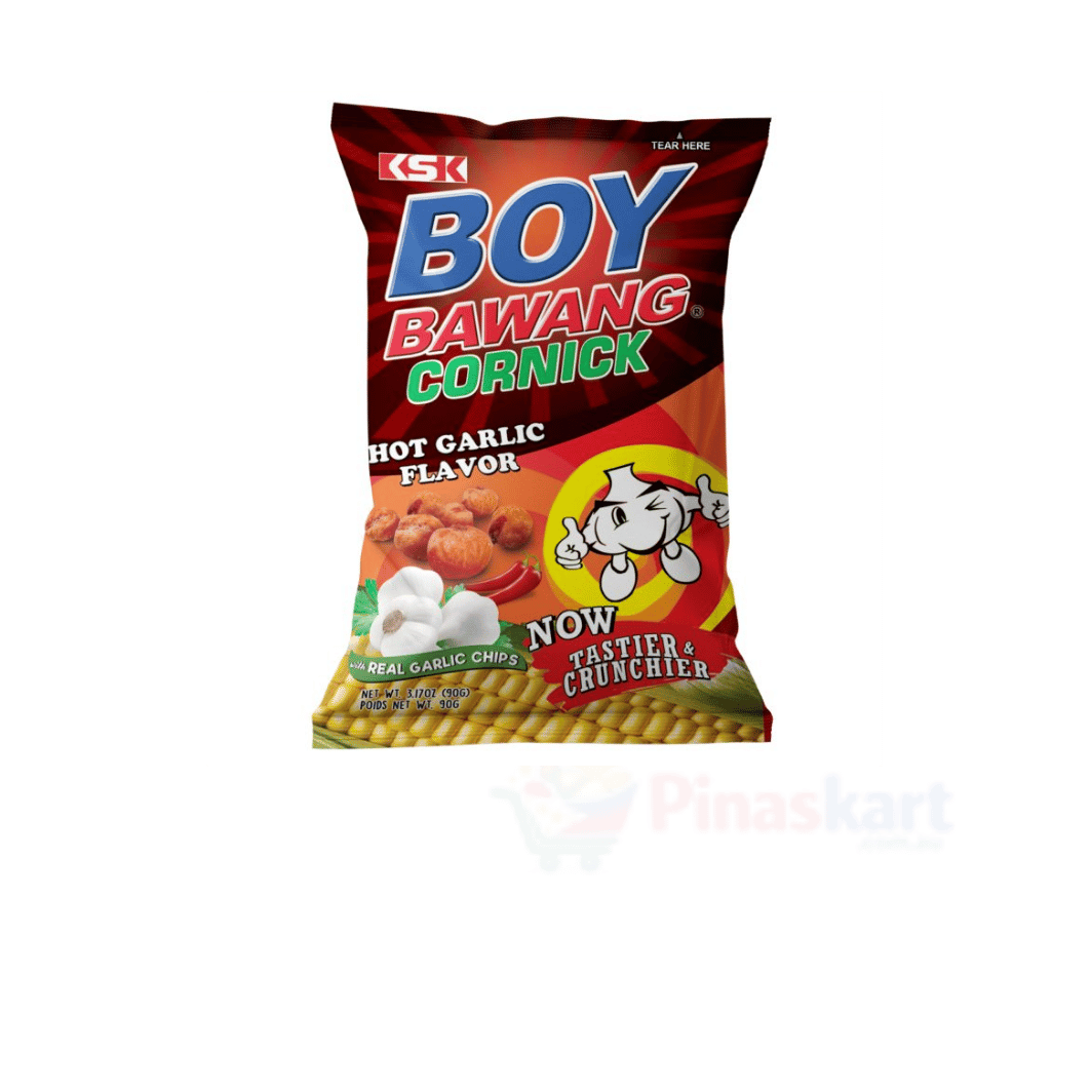 BOY BAWANG CORNICK HOT GARLIC 90G