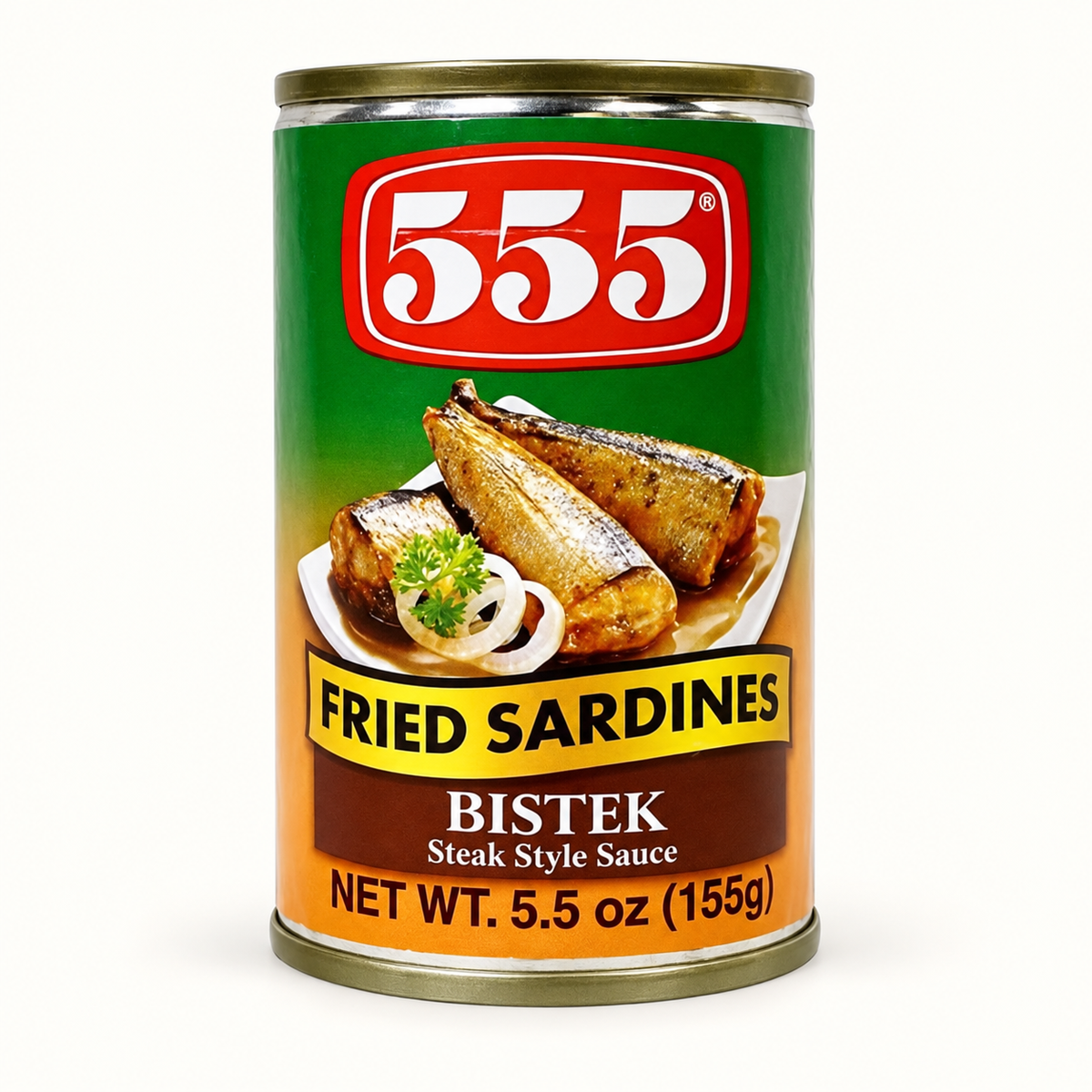 555 FRIED SARDAINE BISTEK 155G